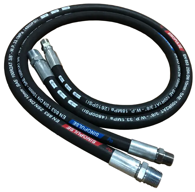 concrete pump hose diameter